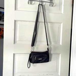 Baggalini Mini Crossbody Bag - Charcoal Grey